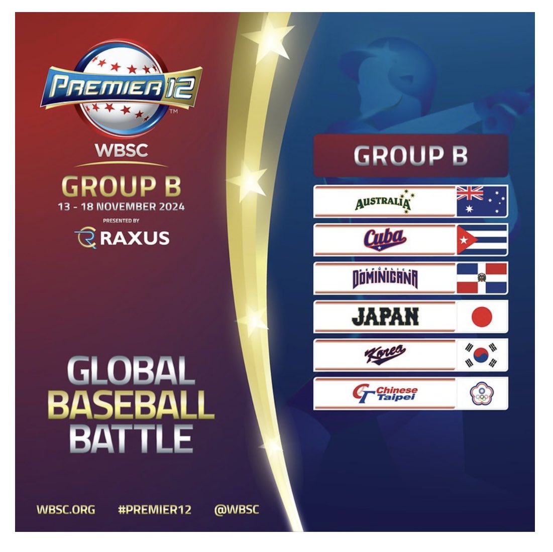 Jon Morosi (@jonmorosi) on Twitter photo Can’t wait for the <a href="/WBSC/">WBSC ⚾🥎</a> <a href="/Premier12/">Premier12 presented by RAXUS</a> in November. Absolutely love this tournament. Ohtani played in 2015. The ‘19 event featured Yamamoto, Senga, Imanaga, Seiya Suzuki, Yoshida, Ha-Seong Kim, Jung-Hoo Lee, Cronenworth, Houck, Bohm, Varsho, Rooker, Adell, <a href="/ErikKratz31/">Erik Kratz</a>! Can’t wait for the <a href="/WBSC/">WBSC ⚾🥎</a> <a href="/Premier12/">Premier12 presented by RAXUS</a> in November. Absolutely love this tournament. Ohtani played in 2015. The ‘19 event featured Yamamoto, Senga, Imanaga, Seiya Suzuki, Yoshida, Ha-Seong Kim, Jung-Hoo Lee, Cronenworth, Houck, Bohm, Varsho, Rooker, Adell, <a href="/ErikKratz31/">Erik Kratz</a>!