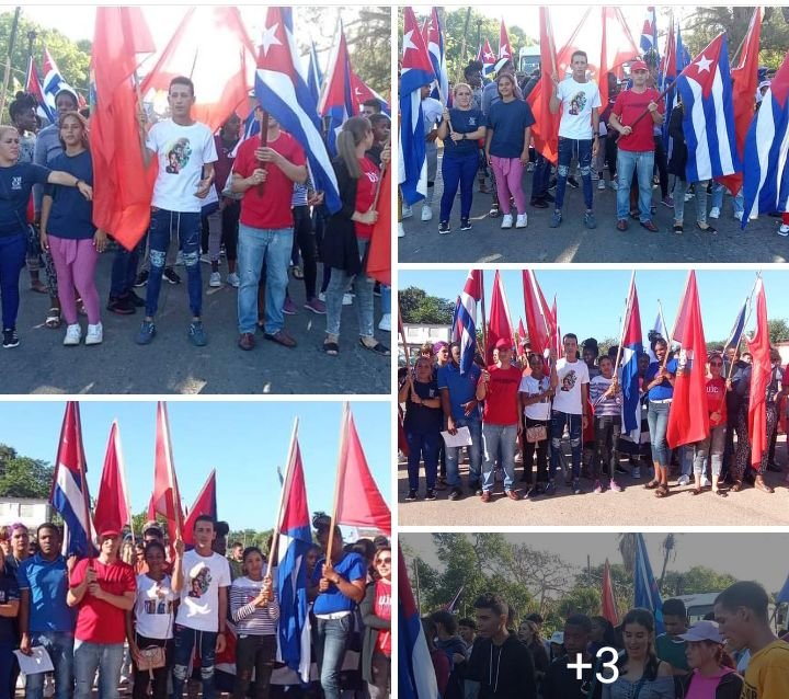 Los jóvenes🇨🇺 recordamos cada pedacito de nuestra historia, por eso rendimos merecido homenaje a los que dieron su vida por esta libertad, a nuestros combatientes héroes de Playa Girón 🌟Los jóvenes como en Girón hacemos Revolución 🌟 #GirónVictorioso #CrecerConFuturo #UJC