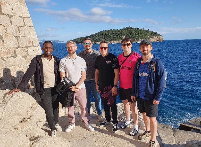 Callumr_Jarvis's tweet image. Great first conference experience at @ncm_soc Dubrovnik. Got the chance to present some PhD prelim data, put some faces to names and talk cortical factors in ACL injury rehab 🧠 🦵🏻🇭🇷