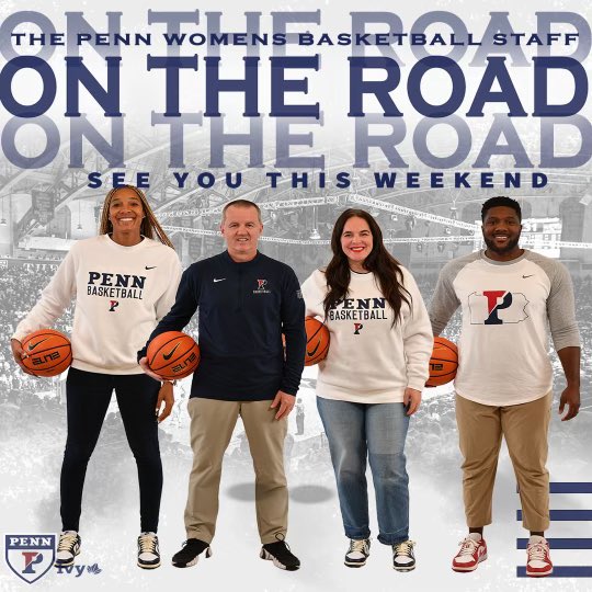 Future Quakers, we are coming for you!! ✈️ 🚘 🚆 Be on the lookout for this AMAZING coaching staff at a gym near you!!! 🏀👀💯⛹️‍♀️