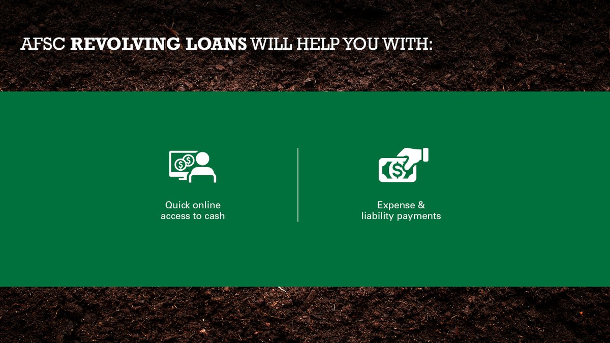 It’s nice to know you have the cash to keep your day-to-day operation running smoothly. Our Revolving Loan provides easy, convenient and immediate access to working capital for those involved in primary agriculture. Learn more: bit.ly/3LtXBv5 #ABag