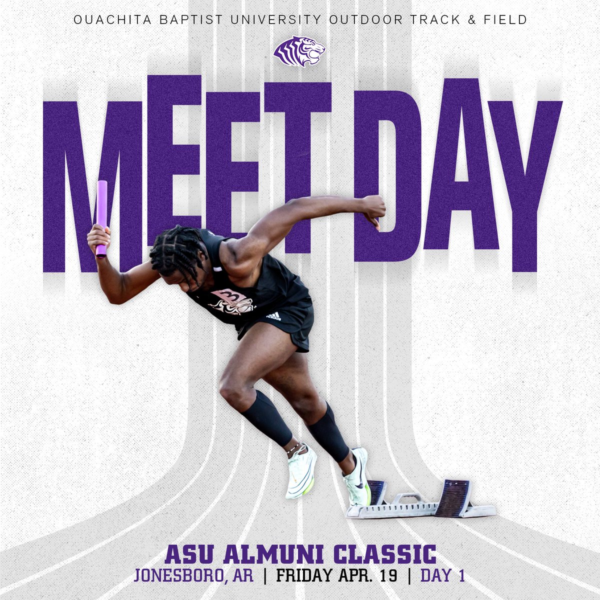 It's MEET DAY in Jonesboro! Follow along with the action at obutigers.com/coverage #PowerofthePack | #BringYourRoar