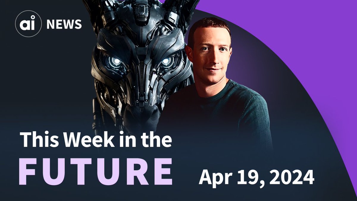 🔥 Here's what happened in #AI this week: ➡ @Meta released #Llama3 8B and 70B (400B coming soon) ➡ @xai released Grok-1.5 Vision ➡ @BostonDynamics upgraded Atlas ➡ And more! Read the newsletter: newsletter.ai-forall.com/p/llama-3-has-…