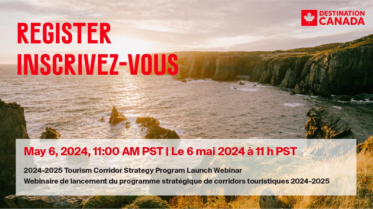 We’re excited to launch the 2024-2025 intake of the Tourism Corridor Strategy Program in the coming weeks. To help you prepare, we invite you to join us for an informative webinar where we'll reveal the latest updates to our program. Register here: us02web.zoom.us/webinar/regist…