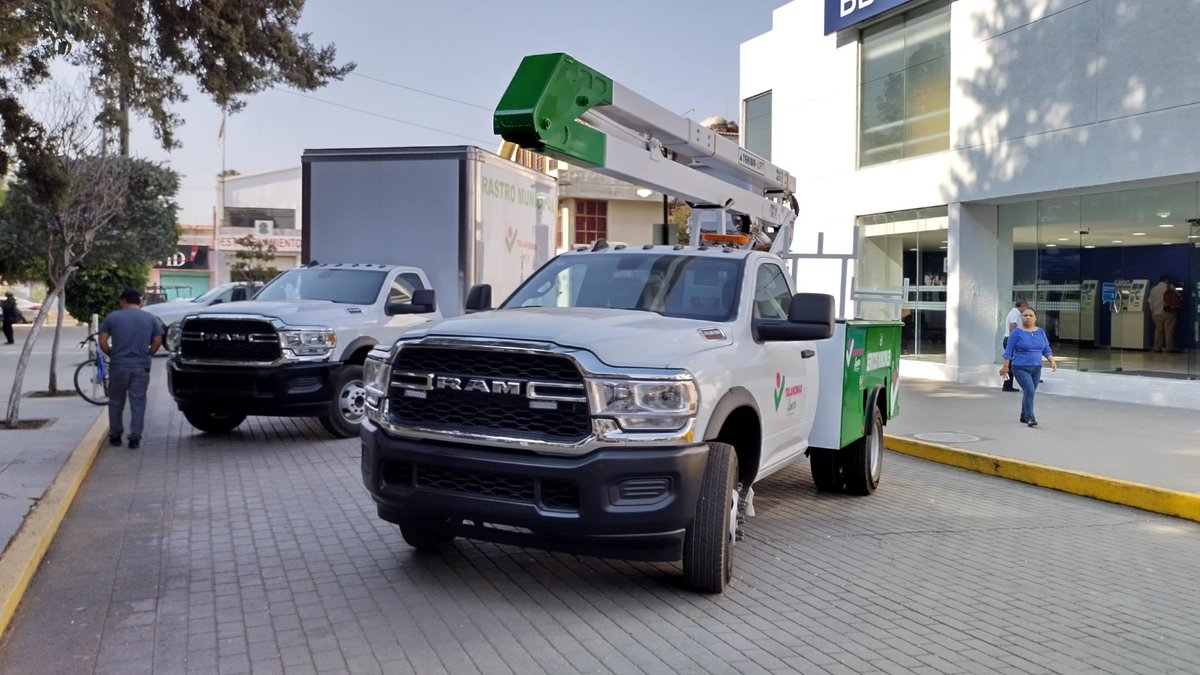 jpjuarezrubio's tweet image. Vehículos para el rastro municipal y para mantenimiento urbano 👏👏👏👏 #TulancingoHidalgo