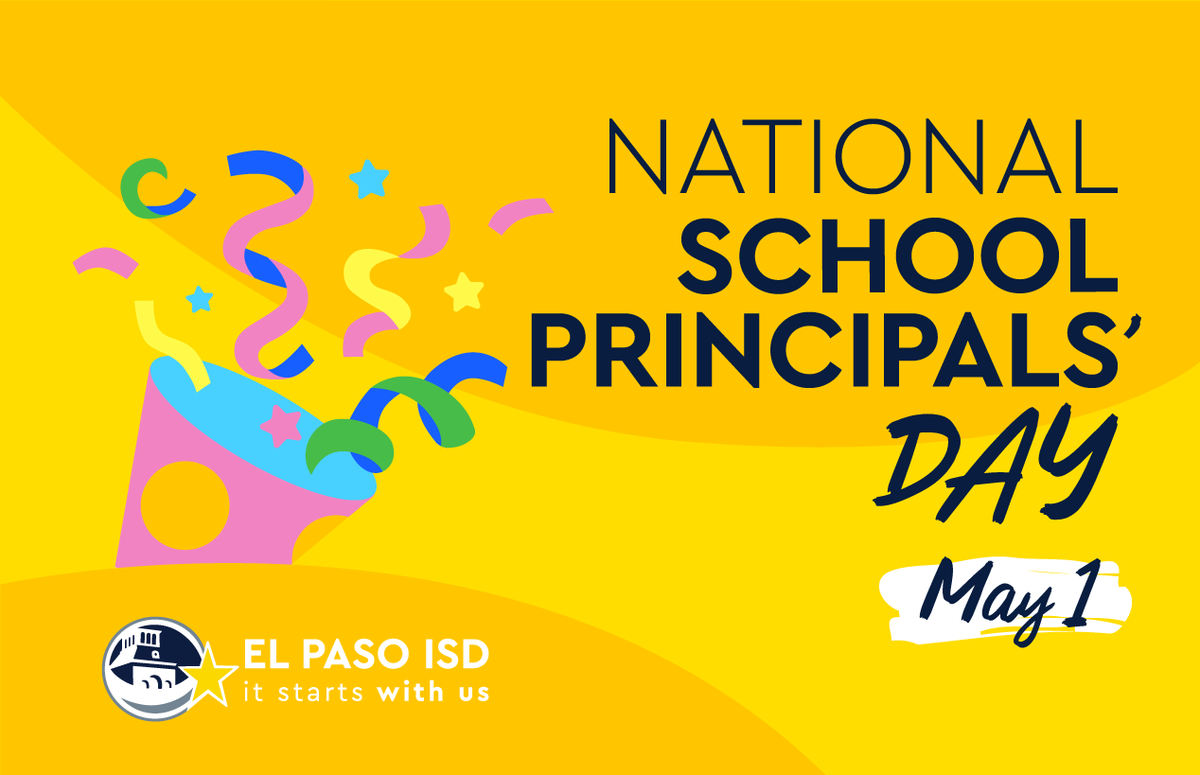 Happy National School Principals' Day! 🌟🎉Thank you to our leaders for ensuring our students and community succeed! ✨

#ItStartsWithUs #SchoolPrincipalsDay
