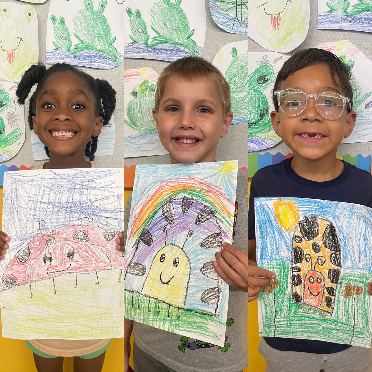 Love these Ladybugs! I just love doing directed drawings with my Kinder Grizzlies every month and displaying their work in class! They learn so much and discover that they can do big things when they follow directions and get creative! <a href="/HumbleISD_GE/">Groves Elementary</a>