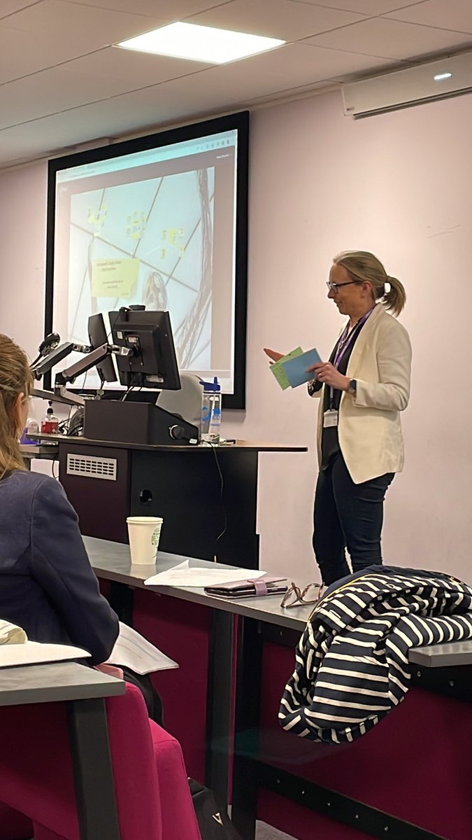 uocfhms's tweet photo. Our last but not least presentation comes from Katy Cottrell, Prof Doc in Health and Social Care Student speaking for us about: An Ethnographic Study of Acquired Brain Injury Survivors - Meaningful Occupation and Recovery in the Acute setting #PGR2024 #FHMS #UniversityofChester https://t.co/rf8rENCt5r