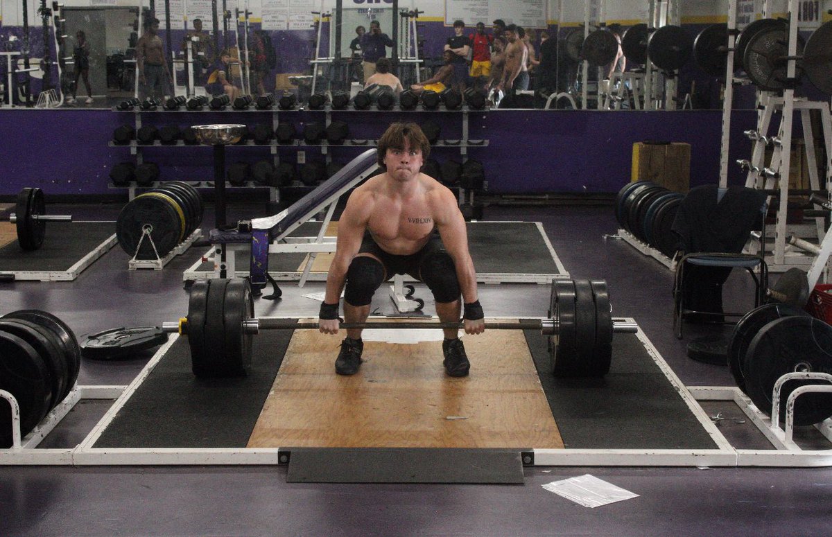 Our weightlifting team is headed to the state weightlifting today. Our workout warrior of the week goes to a senior who set his mind to a goal and bought into the process! @TysonYaxley17 Good luck Tigers! #RelentlessPursuit #ZooLife