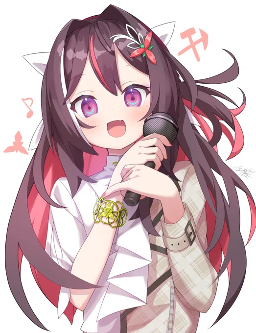あずき、おうたをうたいますっ! #AZKiART