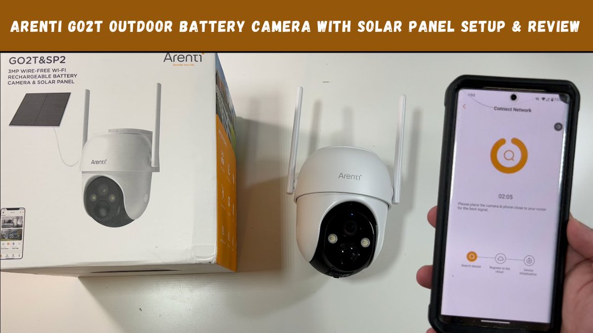 Today we setup and review the #Arenti GO2T. This is a 2K, 360 degree, #Solar and #Battery powered outdoor #SecurityCamera. See the setup process of the arenti camera and the video quality in our review. youtu.be/9-kYG5xC31I #ArentiGO2T #ArentiOutdoorCamera #ArentiCamera