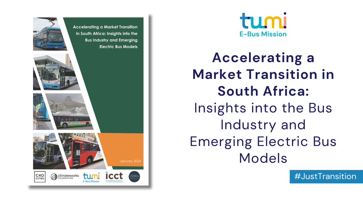 Listen to this podcast episode on our recently published #EBusMission report on 'Accelerating a Market Transition in South Africa: Insights Into The Bus Industry and Emerging Electric Bus Models' 🚍🎧 👉 omny.fm/shows/the-john…