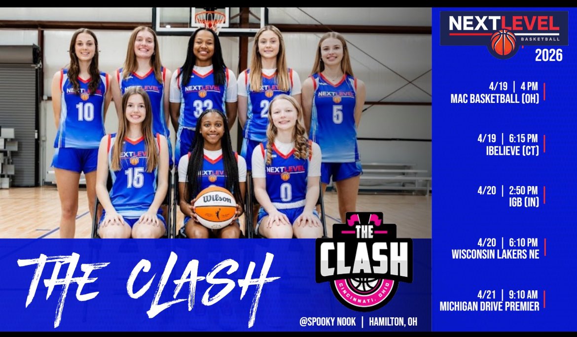 Schedule for this weekend! <a href="/NextLevelNKY/">Next Level Girls Basketball</a>