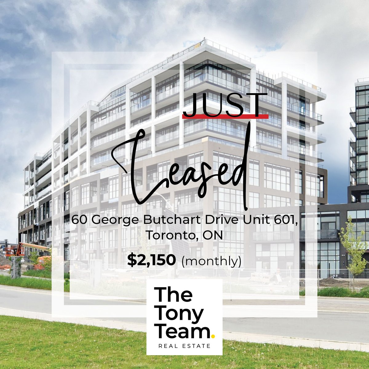 🔈 Just Leased

📍60 George Butchart Drive Unit 601, Toronto

📞 Call me to secure the best investment options today!!

#toronto #justleased #investmentproperty #smartinvestment #remax #aboutowne