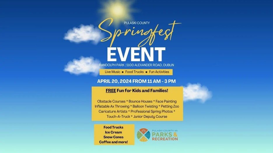 Don't miss the FREE Fun for👧Kids and👨‍👩‍👧‍👦Families at the Pulaski County Springfest!🎉☀️🌷🎶 blog.desisowers.com/2024/04/19/adv…
.
#adventuresinthenewrivervalley #springfest #pulaskicounty #pulaskiva #newrivervalley #nrv #dreamhomedesi #newrivervalleyvirginia #explorevirginia #pulaskivirginia