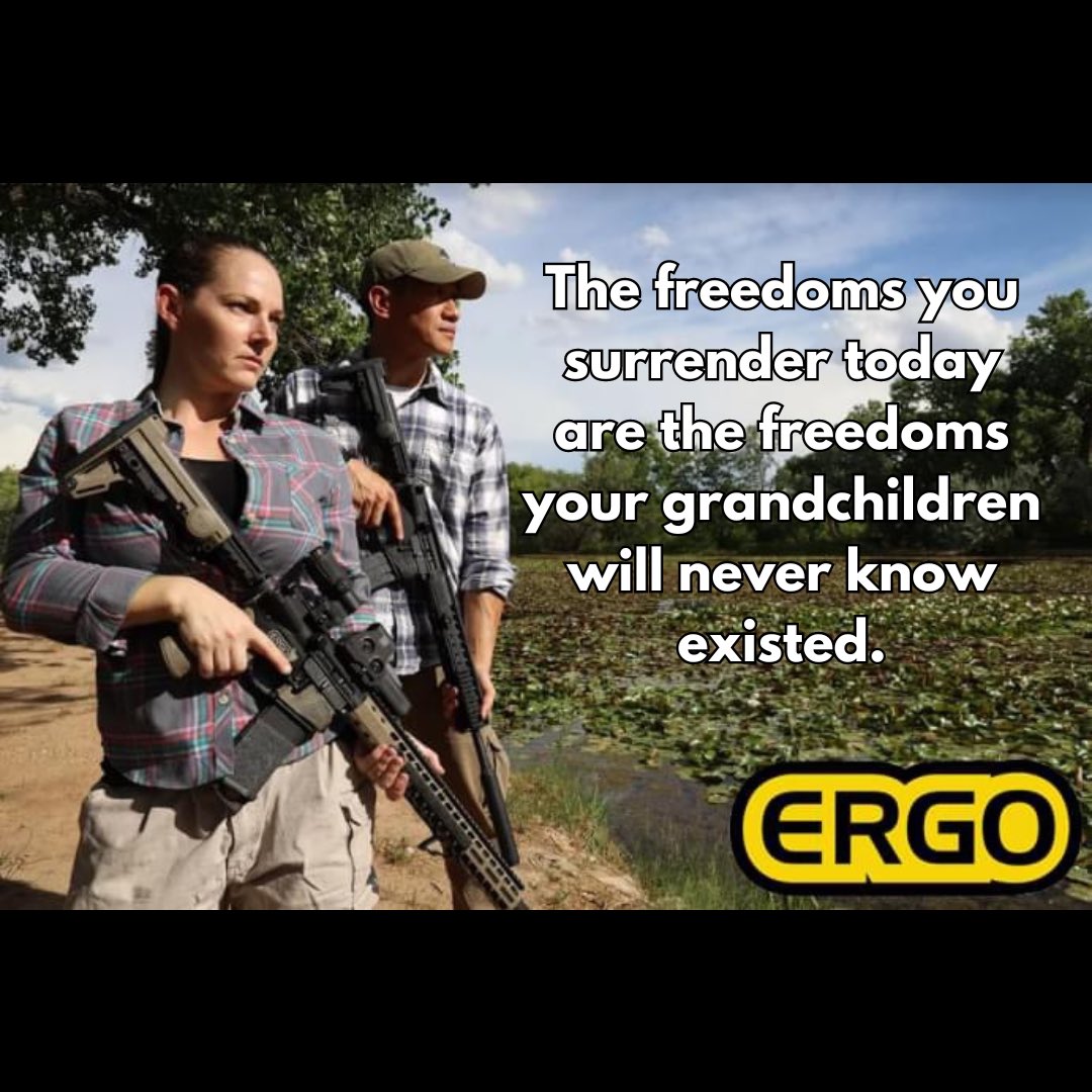 ErgoGrips's tweet photo. Something to consider with today’s world. What will this look like for our next generation and their future. 

#pewpewpew #america #secondammendment #2a #gunsarenottheproblem https://t.co/FEt2aPDbK9