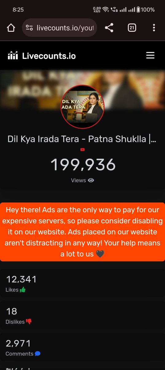 Guys make it 200K jaldi 🍋🌶️🍋🌶️🍋🌶️
 
#DilKyaIradaTera bhi stream karo!

#ShehnaazGill #PatnaShuklla
