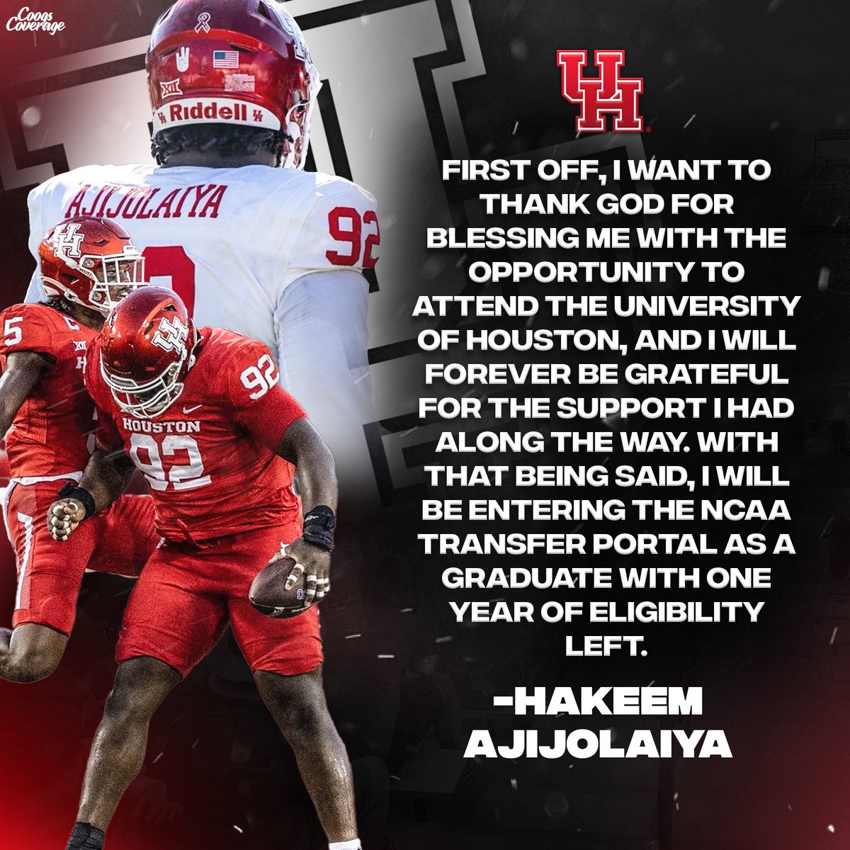 Thank you Houston❤️
Grad Transfer