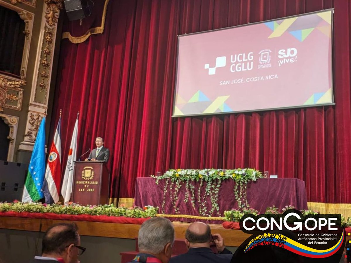 Participamos de la inauguración del Bureau Ejecutivo de @uclg_org 'Gobiernos Locales: el Poder de la Gente', para dialogar desde lo local sobre lo global. ¡Las provincias somos actores políticos relevantes en la agenda internacional! #ForoMundialDelAgua #CumbreDelFuturo @ONU_es