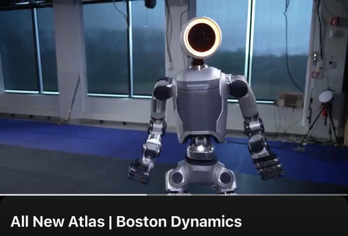 Well that’s a little disturbing 😳😁 Watch the YouTube vid. Amazing advances being made in robotics every day now. All New Atlas | Boston Dynamics youtu.be/29ECwExc-_M?si… via @YouTube