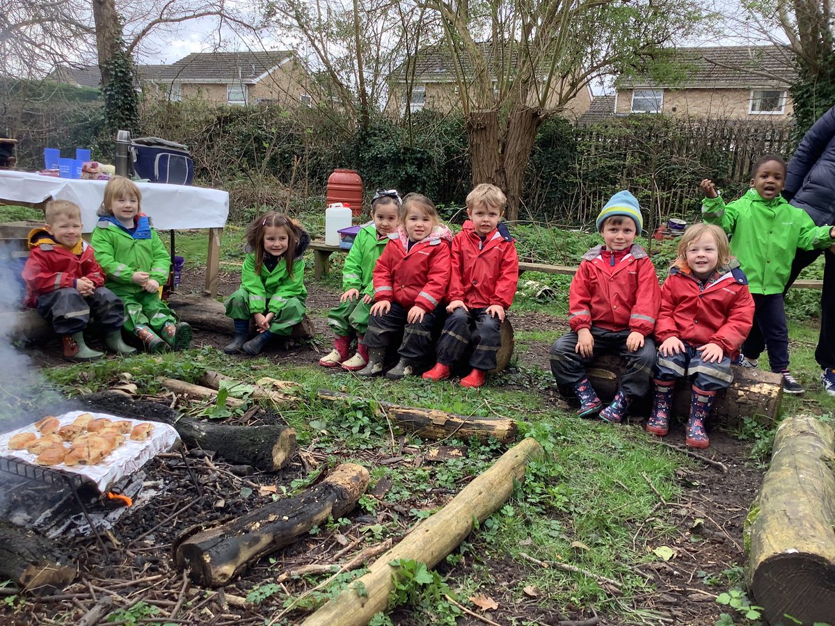 Our children are embracing forest school at @westkidlington with great big smiles and lots of enjoyment! It is wonderful to see children exploring nature and the outdoors. Experiences like this promote creativity and engagement outside of the classroom. #TWHFENRich