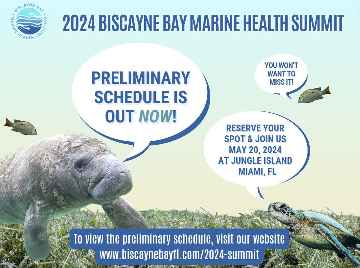 ‼️ The preliminary schedule for the #2024BBMHS is now LIVE! To view and purchase your ticket, please visit: biscaynebayfl.com/2024-summit