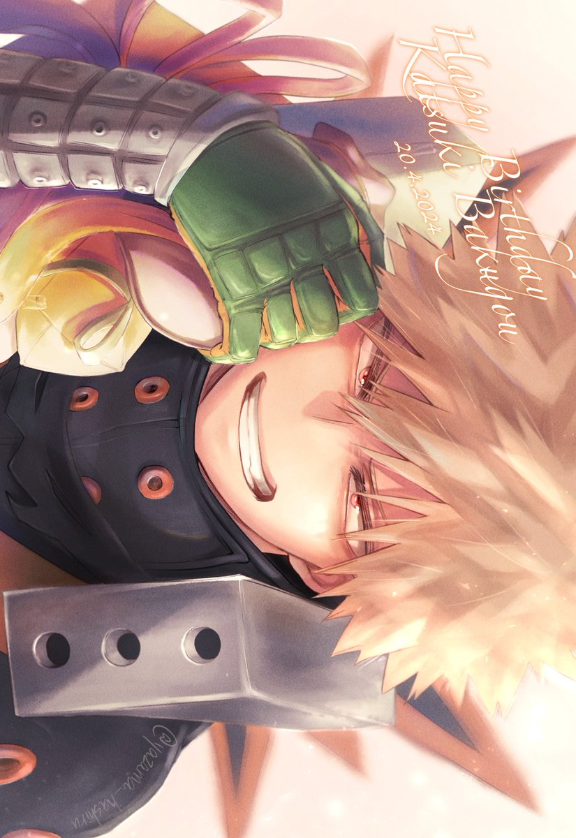 yazama_hashiru's tweet photo. HAPPY BIRTHDAY かっちゃん🎊🎉
#爆豪勝己生誕祭2024 https://t.co/nGvcQx55rb