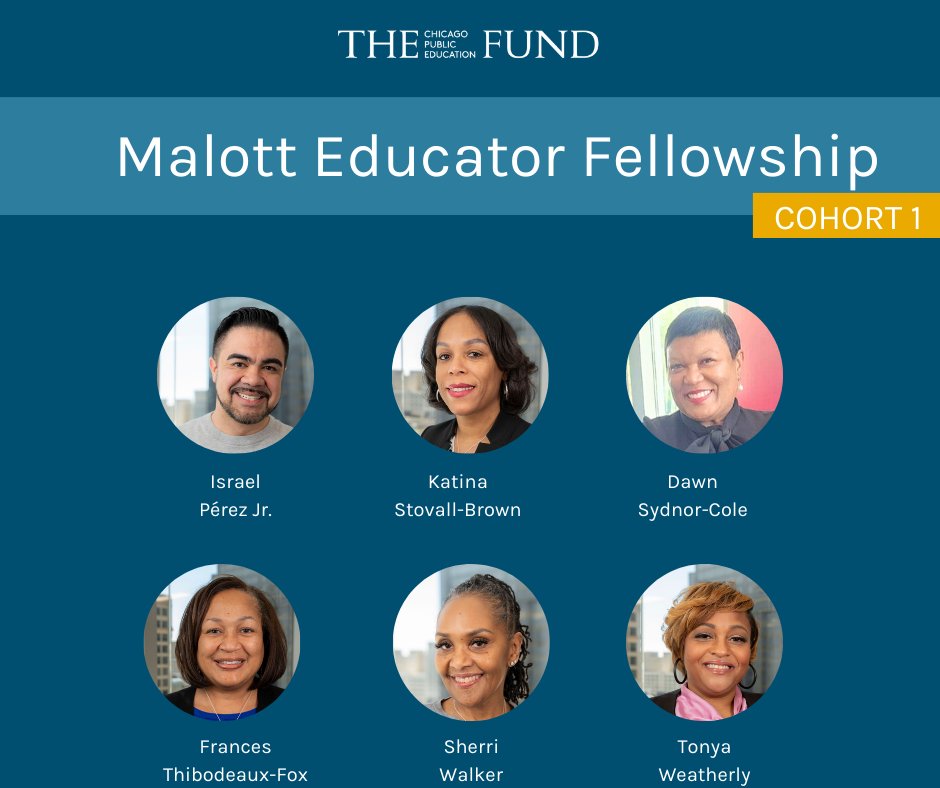 Congrats to the inaugural cohort of The Malott Educator Fellowship, a two-year leadership development program that creates a learning community to support Priority School Leaders in CPS. We're excited to continue supporting our fellows as they complete their first year!