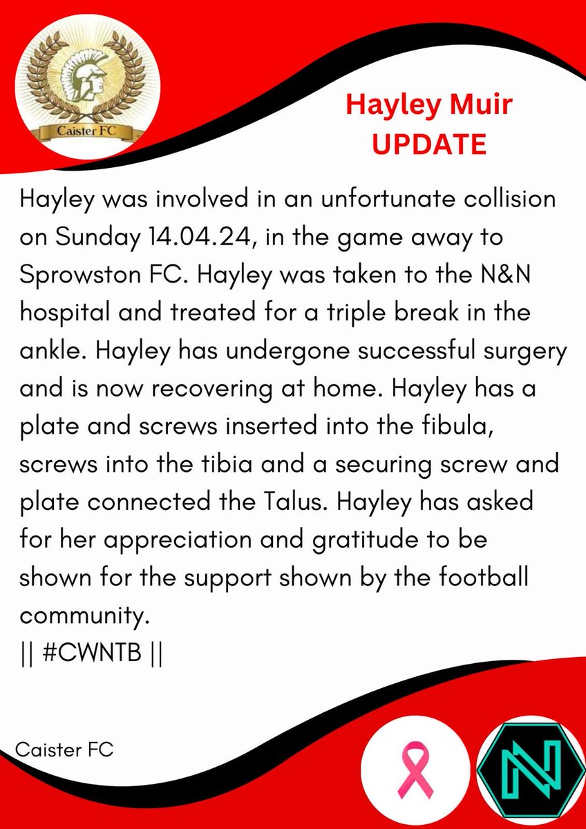 Caister FC tweet media