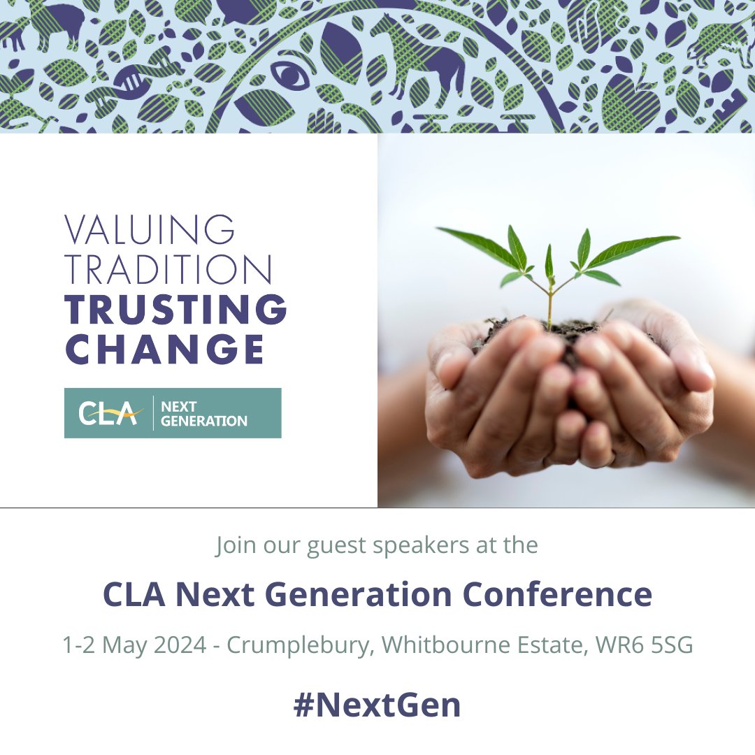 Less than two weeks to go until speakers for the CLA #NextGen Conference take centre stage. 📣 With limited tickets available, check out the full line up of superb speakers who will accompany @Phil_Vickery and book your place for the event on 1-2 May: bit.ly/4a8K06m