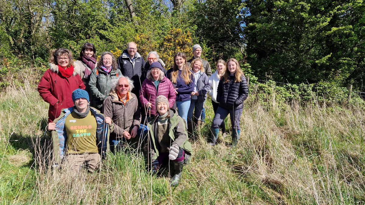 ClimateActionNE's tweet photo. An amazing morning at our North East Rewilding Network (funded by @RewildingB ) in person event at The Barn at Easington, a rewilded 30-acre farm on the unique Durham coast. Great to chat #rewilding, planting plans, grazing processes and share best practice with members.  #nern https://t.co/MLy1AKLfdw