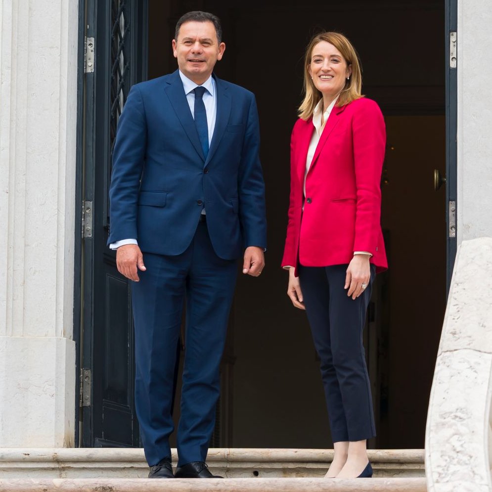 Thank you Prime Minister @LMontenegropm for the very warm welcome in beautiful Lisbon. It was good to continue our discussions on strengthening our competitiveness and Europe's future. I encourage the people of Portugal to speak up for Europe and vote in #EUElections2024 🇪🇺🇵🇹