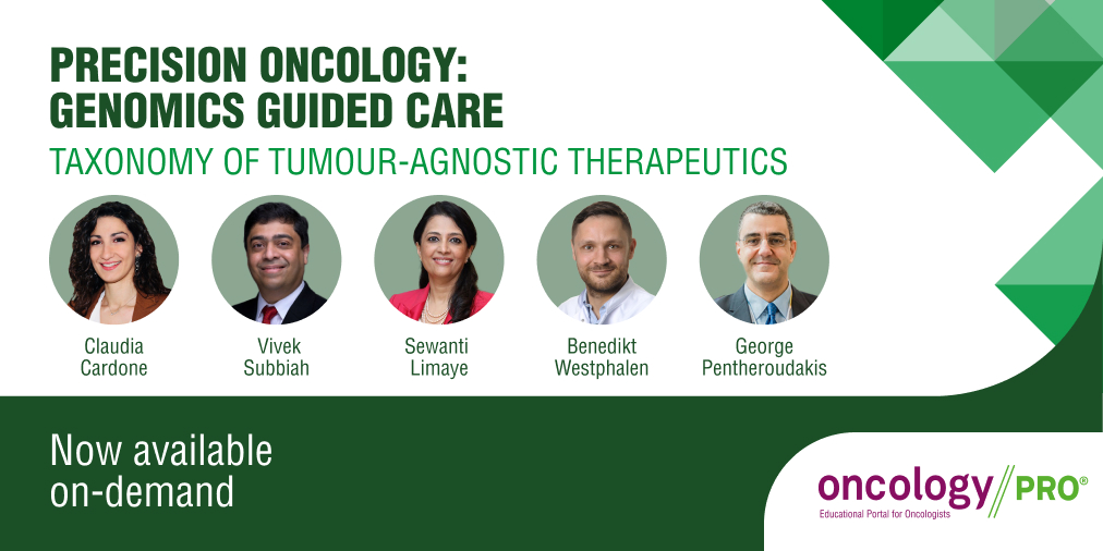 👉The last webinar in the #PrecisionOncology series is now available to the entire oncology community. 
Access with your ESMO account: 🔗ow.ly/QbL750Rj8oz

<a href="/clacardone/">Claudia Cardone</a> <a href="/VivekSubbiah/">Vivek Subbiah, MD</a> <a href="/SewantiLimaye/">Sewanti Limaye 🇮🇳🇺🇸</a> <a href="/BenWestphalen/">Ben Westphalen</a> <a href="/GPentheroudakis/">George Pentheroudakis</a>