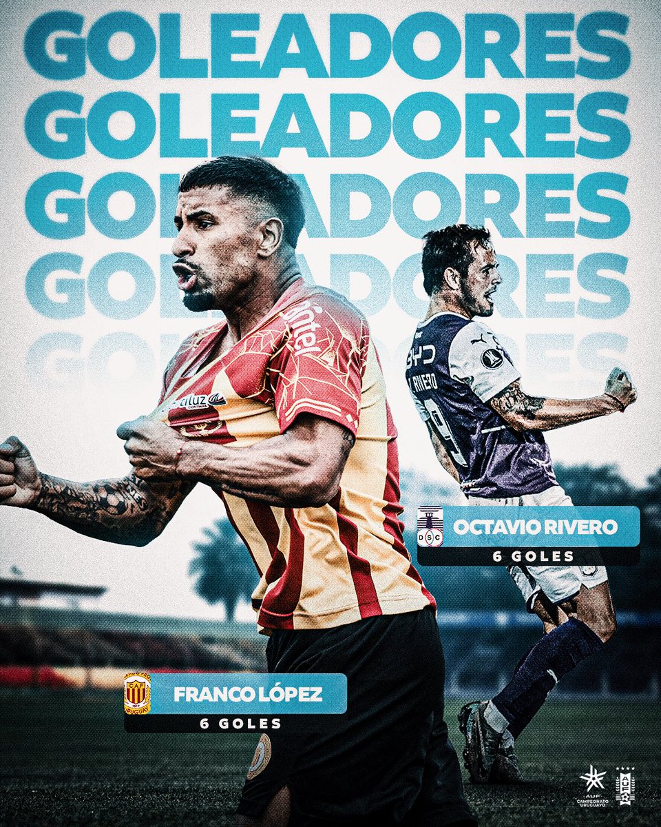 🔥 HAY GOLES 🔝

✍🏻 Franco López 
✍🏻 Octavio Rivero

#Apertura2024