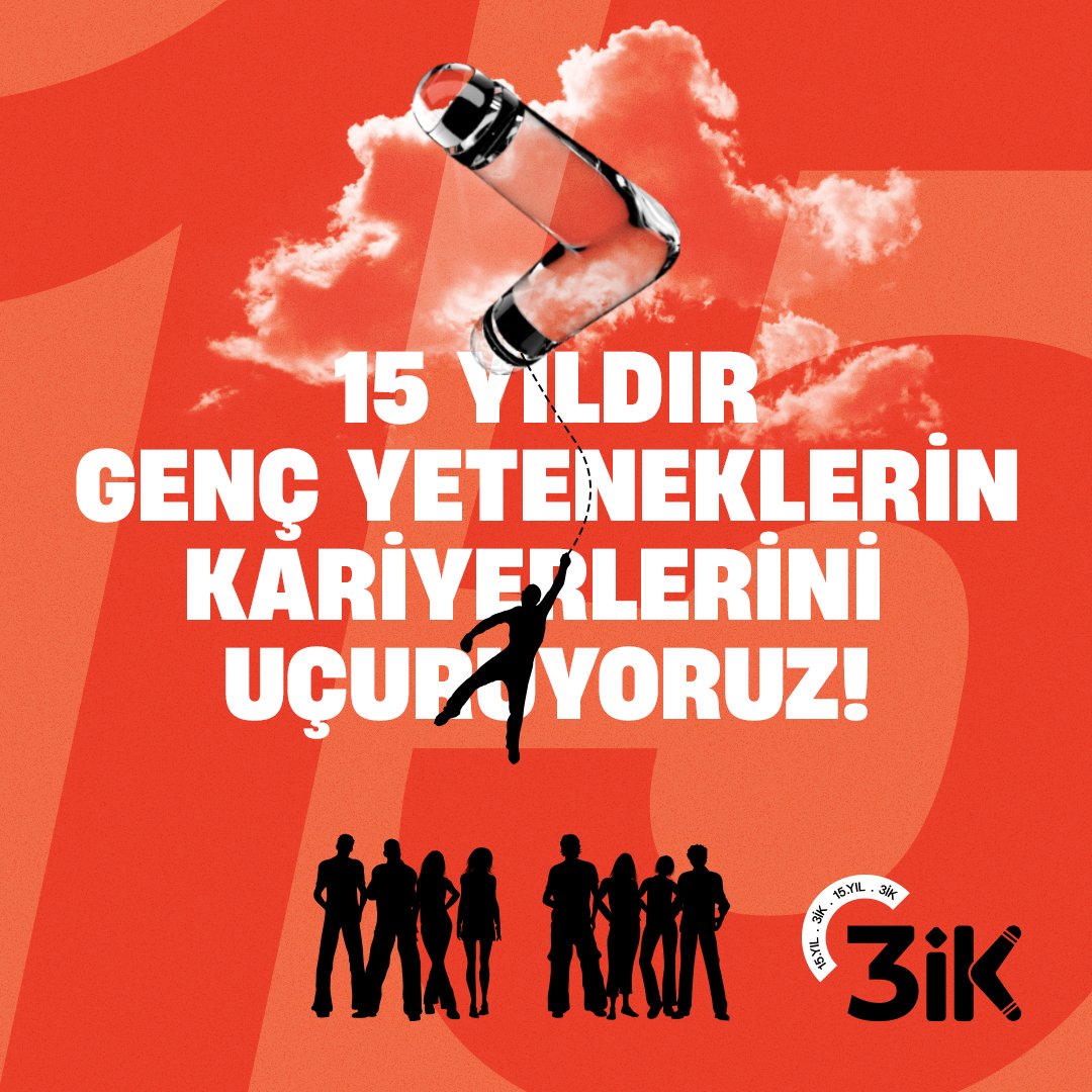 15 yıldır ne mi yapıyoruz?
Genç Yeteneklerin Kariyerlerini Uçuruyoruz! 🎈

#iyiki3İKvar #3İK15Yaşında