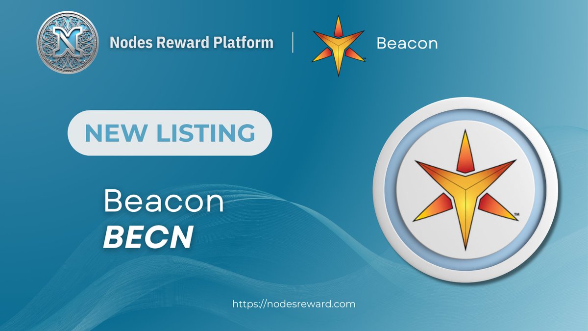 NRC (@nodesreward) on Twitter photo Hi <a href="/BeaconCrypto1/">Beacon Crypto</a>
$BECN is listed on Nodes Reward Platform (NRP)
Link is below nodesreward.com/coinstats/beac…
Visit us
NRC : discord.gg/JBWkurcVha
BECN : t.me/beacon_announc…
#NRP #Hosting #platform #shared #service #newlisting #masternode #smartnode Hi <a href="/BeaconCrypto1/">Beacon Crypto</a>
$BECN is listed on Nodes Reward Platform (NRP)
Link is below nodesreward.com/coinstats/beac…
Visit us
NRC : discord.gg/JBWkurcVha
BECN : t.me/beacon_announc…
#NRP #Hosting #platform #shared #service #newlisting #masternode #smartnode