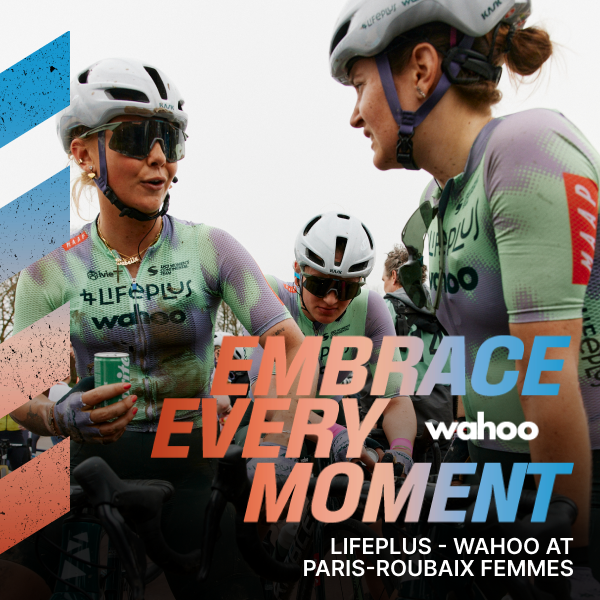 🚨 The first episode of Embrace Every Moment is here 🚨 Join photographer Dominique Powers and riders from @LifeplusWahoo for an inside look at how much prep goes into racing @RoubaixFemmes! Listen now: apple.co/3Um7Y98