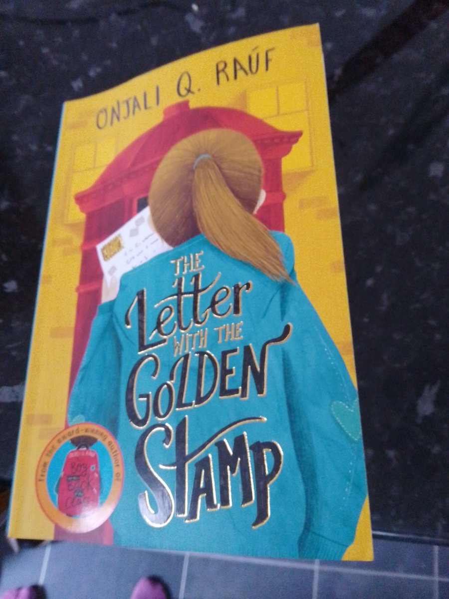 I absolutely adore @OnjaliRauf 's books and the way they shine a spotlight on different issues and encourage empathy and understanding. The Letter with the Golden Stamp is another gorgeous tale which focuses on a young carer. A beautiful story with wonderful characters.