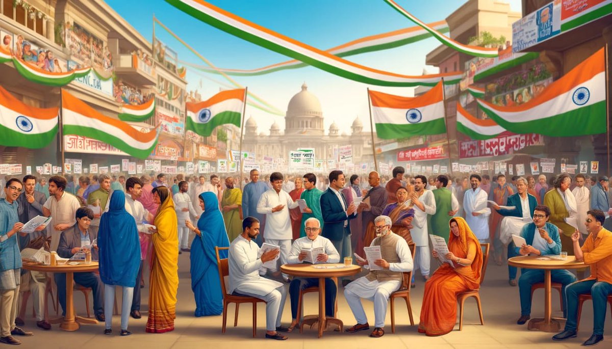 Divyanshu1987's tweet photo. Many were  asking about the India Lok Sabha Election 2024?  I tried to sum it up 

Well, it's the biggest show in town, or rather, the biggest show in the country! 

The Election Commission of India has announced the full schedule of the Lok Sabha election 2024, with polling to be conducted in seven phases started from April 19. 

This grand event is set to conclude on June 1, with results to be announced on June 4.

The Lok Sabha, also known as the House of the People, is the lower house of India's bicameral Parliament.

 It's where the real action happens, where citizen policies and  laws are made, and where the fate of the nation is decided. 

The 2024 Lok Sabha election is set to be the largest ever in India's history, with over 900 million eligible voters. 

This time around, the election will see a face-off between two principal coalitions: the National Democratic Alliance (NDA) led by Prime Minister @narendramodi Bharatiya Janata Party (BJP), and a coalition of 26 parties called the Indian National Developmental Inclusive Alliance (INDIA), led by the main opposition, the Indian National Congress. 

So, buckle up, my  friend, and get ready for a wild ride through the world's largest democracy's electoral process. It's going to be a nail-biting, edge-of-your-seat kind of event, with twists and turns at every corner. And remember, every vote counts, so make sure to exercise your democratic right and be a part of this grand spectacle!

Keep adding some intersting stuff about #LokSabha2024

PapSwap-Policies Over Politics Papswap Centre for Public Policy