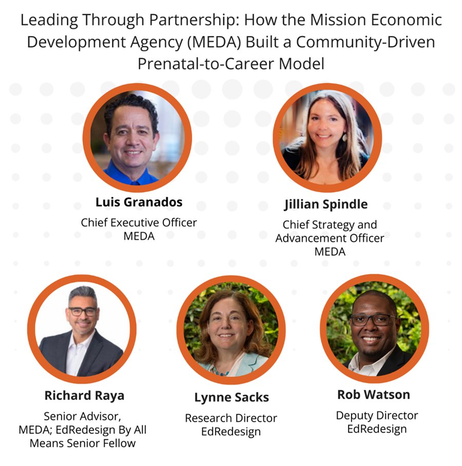 Join us and @medasf on 5/8 for a webinar highlighting MEDA’s visionary prenatal-to-career strategies. Gain insights into MEDA’s community-centered approach and learn from MEDA leaders about forging strong partnerships for community development. Register: bit.ly/3UbjLH7