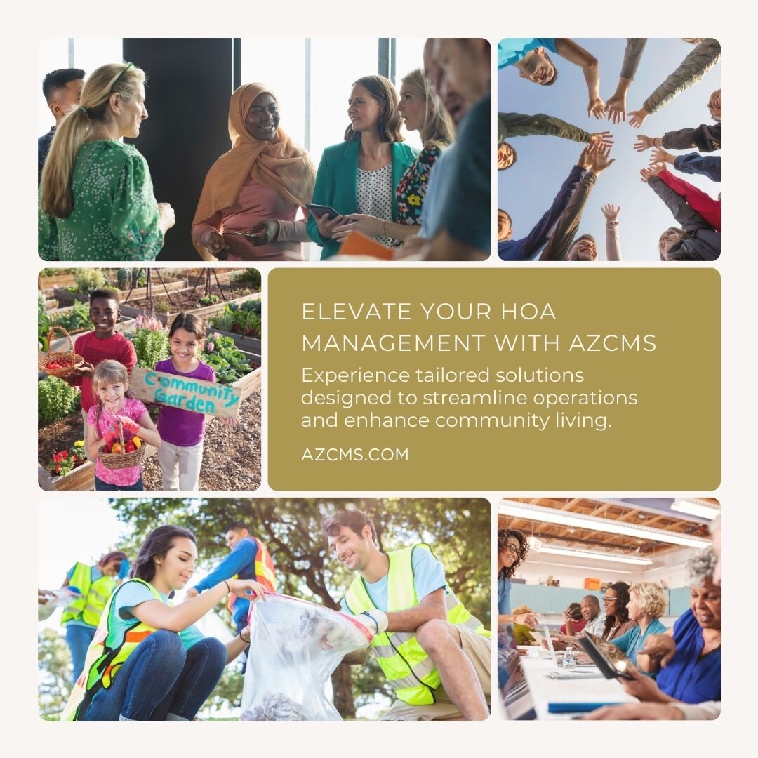 Unlock the full potential of your HOA with AZCMS. Our comprehensive suite of services ensures smooth operations, proactive communication, and sustainable growth.
Request a proposal today by visiting AZCMS.com.
#AZCMS #communitymanagement #HOA #homeownerassociations