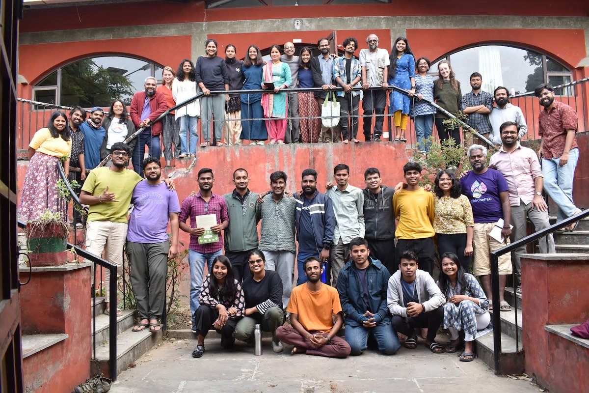 With a wonderful set of participants from across India, at EarthShastra programme of Youth Alliance, at Chirag, Uttarakhand, last week. @sharma_cms