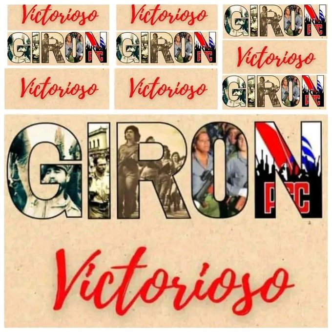 'Canto y llanto de la tierra, canto y llanto de la gloria, y entre canto y llanto de la guerra,nuestra primera Victoria' #GironVictorioso. #SanctiSpíritusEnMarcha @DeivyPrezMartn1 @AlexisLorente74 @MEspirituana