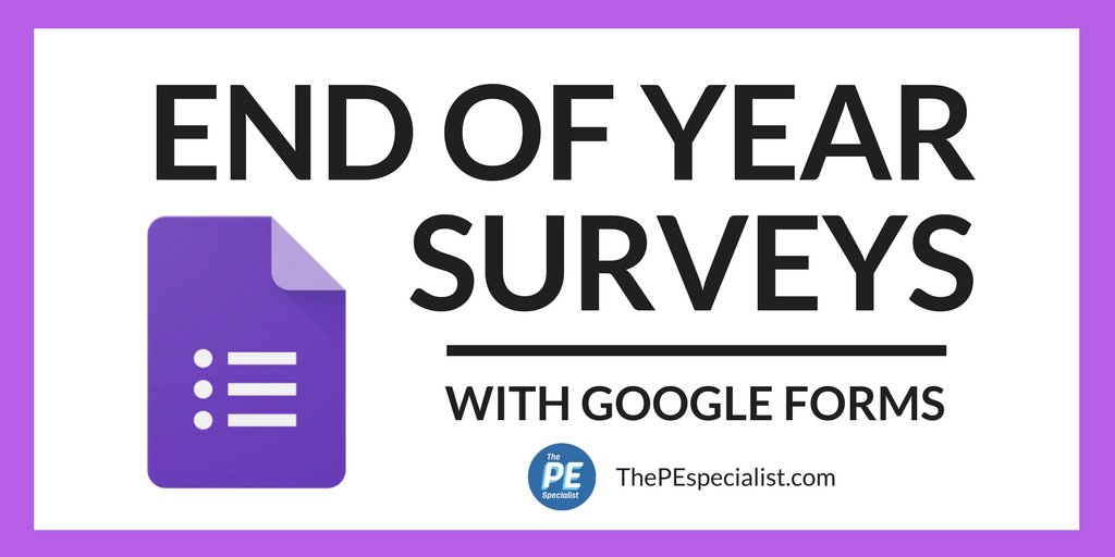 How I get feedback from my students in #physed with End of the Year Surveys using Google Forms thepespecialist.com/googleformsurv… #pe #peteacher #physed #pegeeks #iteachpe #physicaleducation