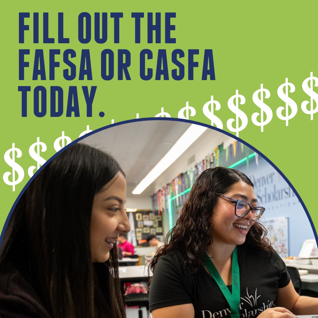 In case you missed our posts earlier this week, make sure you fill out the FAFSA or CASFA today! Join us at our upcoming financial aid workshop on April 25 from 3-6 pm if you need support. Secure your appointment by visiting tr.ee/LSxGYfex20! 💸 #FAFSAFastBreak