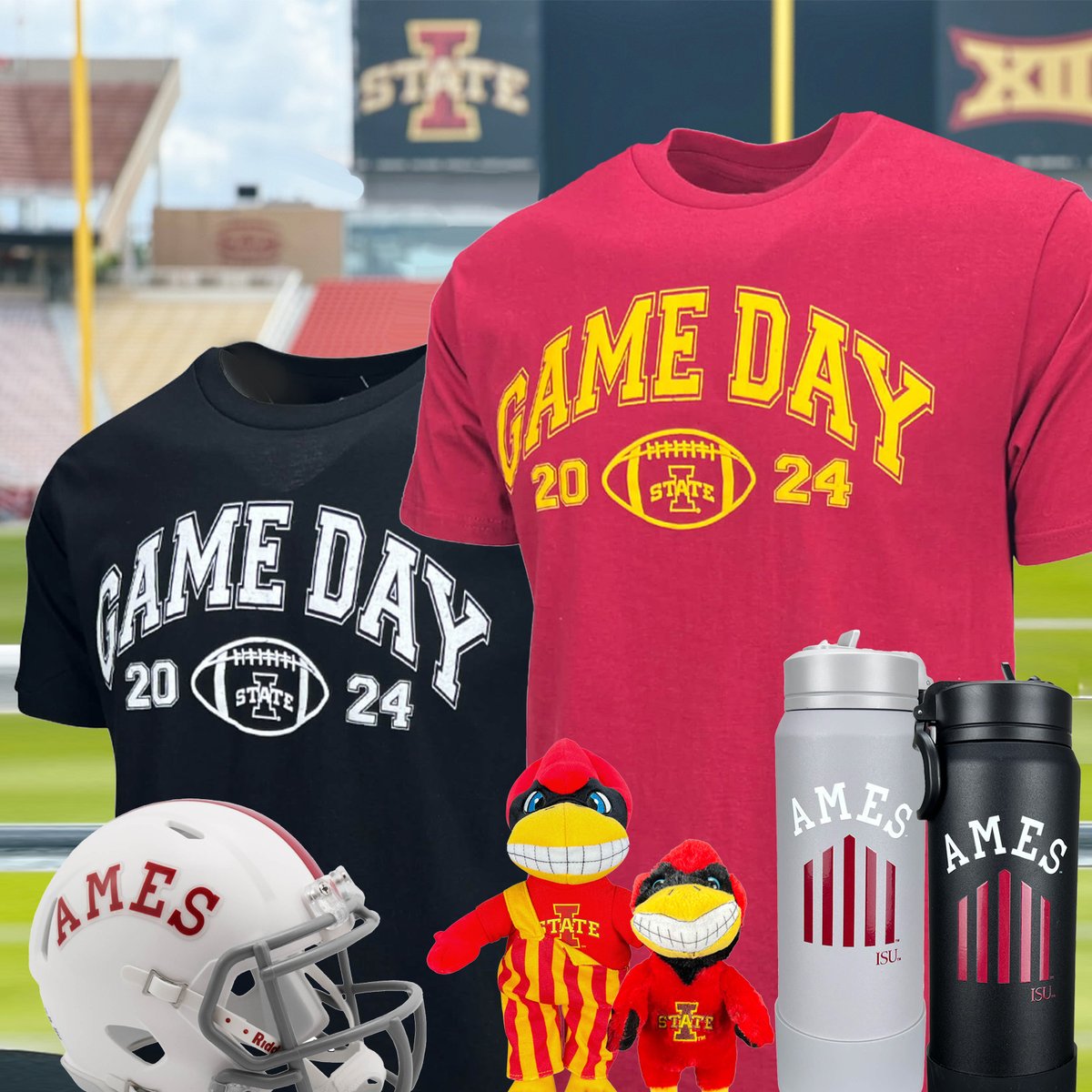 Calling all #Cyclone fans! Prepare for the @CycloneFB spring game 4/20 with perfect gear from #isubookstore. Let's show our spirit, remember, it's tax-free. 🏈🔥 See you in store or find us online at isubookstore.com/features/sport… #gocyclones #CyclONEnation #CyclonesEverywhere #football