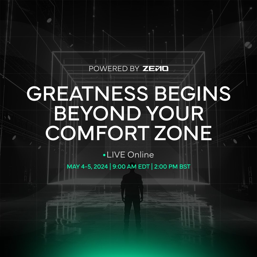 zenolearning's tweet photo. Get ready for an epic event! 🔥 The Beyond Greatness Summit 2024 is here, and it's FREE!

📅 May 4-5, 2024 
🕘 9:00 AM EDT | 2:00 PM BST

Secure your FREE spot and connect with industry leaders: 🔗 https://t.co/jC53nWxNuy

#BeyondGreatness2024 #UnlockYourPotential https://t.co/zg9158f0oX