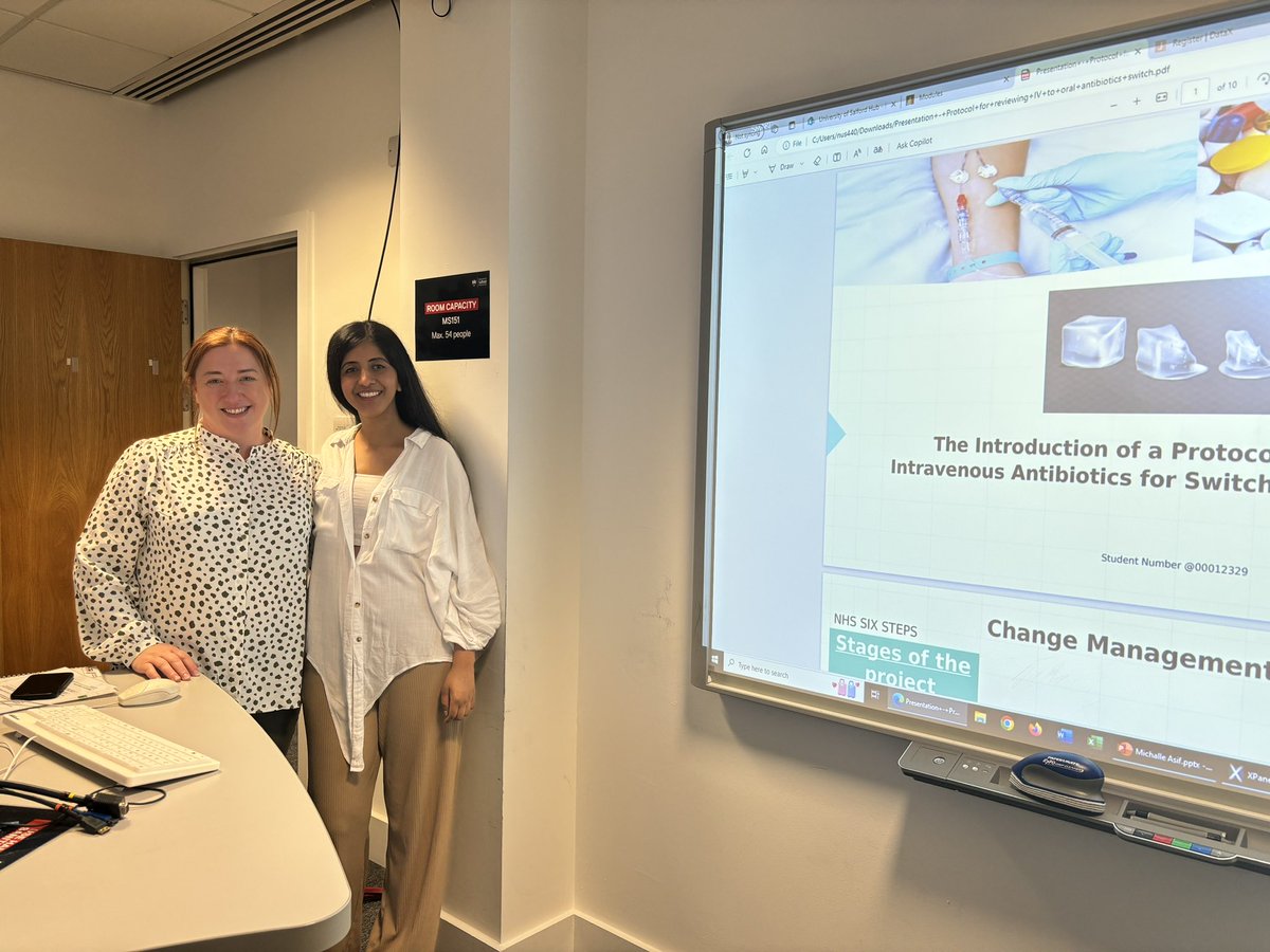 What a treat for our <a href="/UoS_HealthSoc/">UoS Health & Society</a> Project Management students.  A valuable session in how to pitch your project delivered by two fantastic Alumni <a href="/LauraAhearn0/">Laura Ahearn</a>  and <a href="/Michalle90/">Mish</a>. A big welcome also to <a href="/LauraAhearn0/">Laura Ahearn</a>  who has joined the team! <a href="/karen_heggs/">Karen Heggs</a>