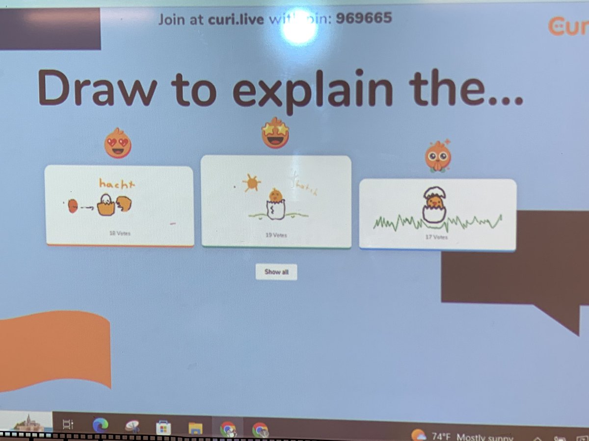 @curipodofficial did it again! Students are illustrating vocabulary words, getting AI feedback, illustrating again and then voting on best illustration of word. They love it and I’m impressed with their drawings! @WISDLagway @iCoachTim