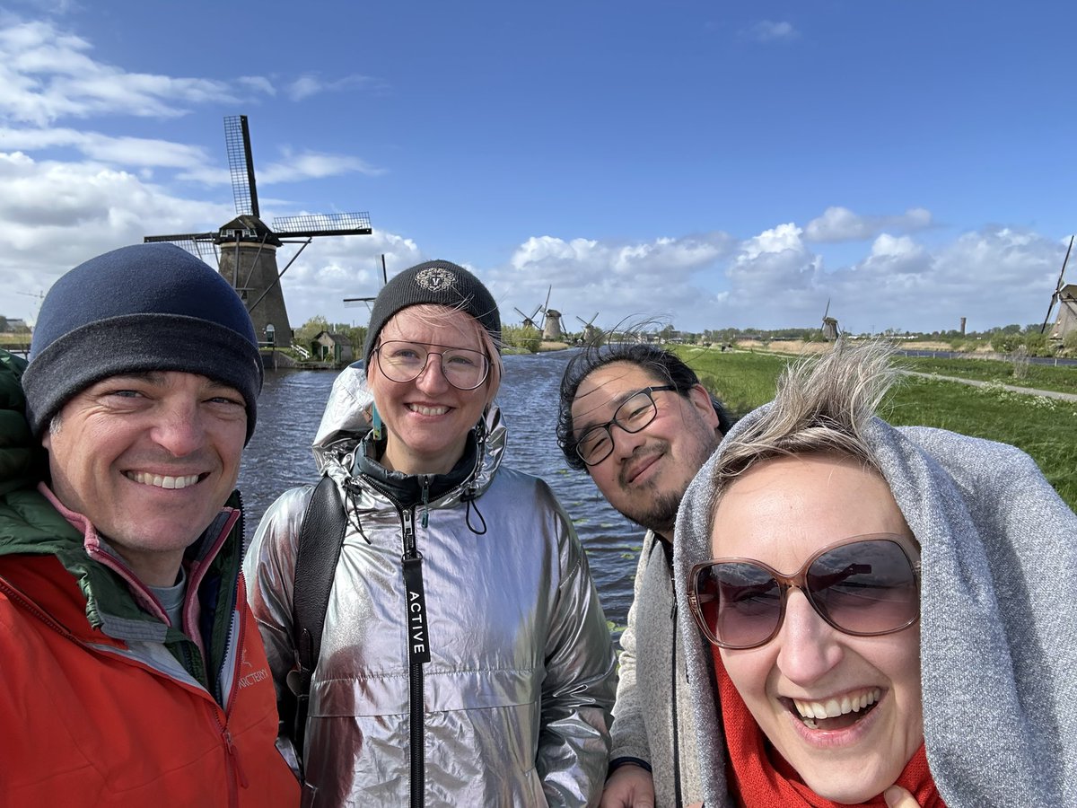 Dutch windmills and great science! Awesome day trip from #Toll2024 with @RauchLab @psmitchej @MajerOlivia
